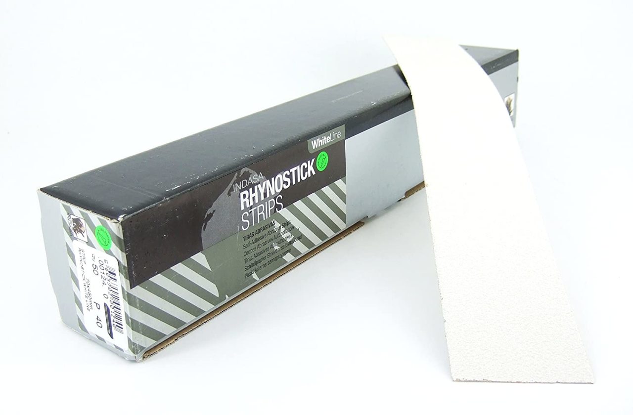 İndasa RhynoStick Yapışkanlı Rende Zımpara P40 450mmx70mm