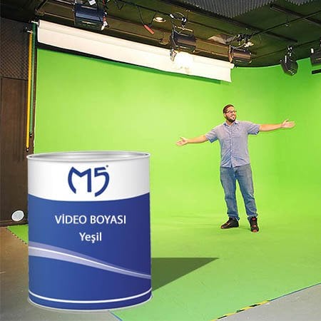 M5 Arka Plan Video Greenbox Boyası Yeşil 1 Kg