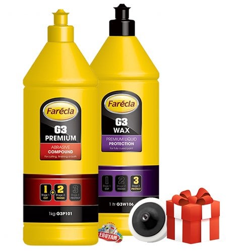 Farecla Hediyeli G3 Premium Pasta 1 Litre + G3 Wax Cila 1 Litre