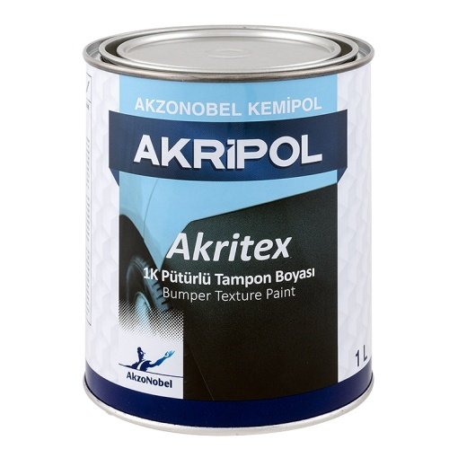AkzoNobel Akripol Akritex 1k Pütürlü Plastik Tampon Boyası 1 Litre