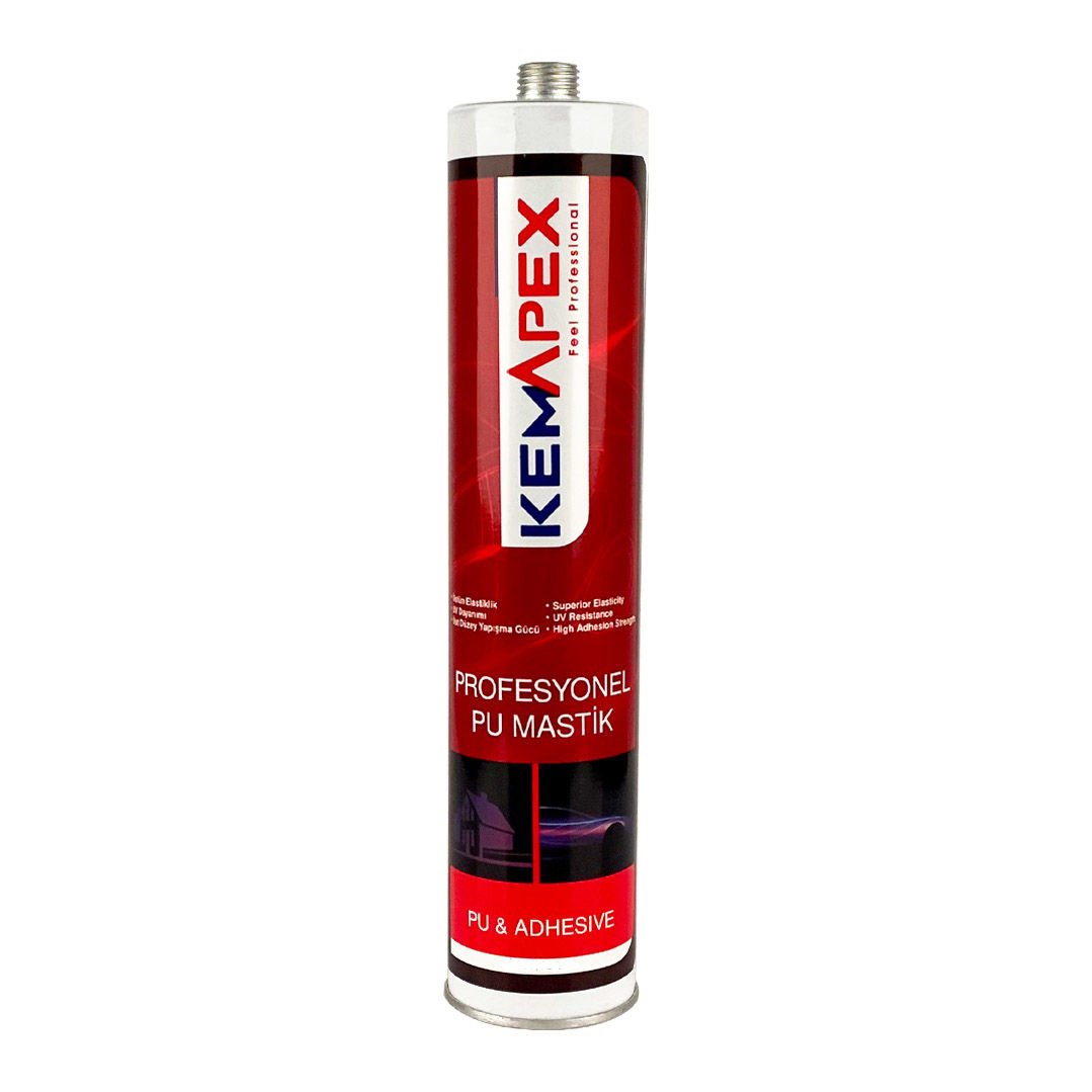 Kemapex Poliüretan Mastik Yapıştırıcı Gri 280 ml