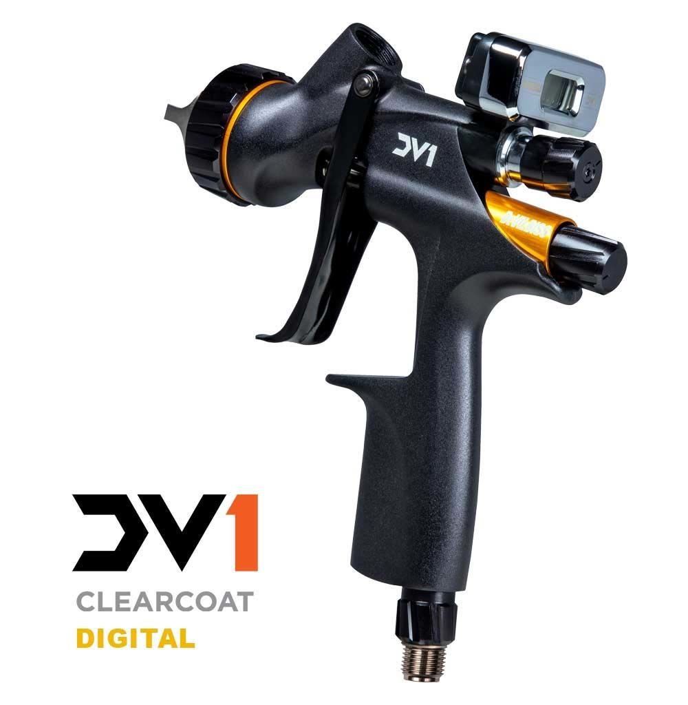 Devilbiss Dv 1-C Üstten Depo Dijital Vernik Tabancası 1,3mm Siyah