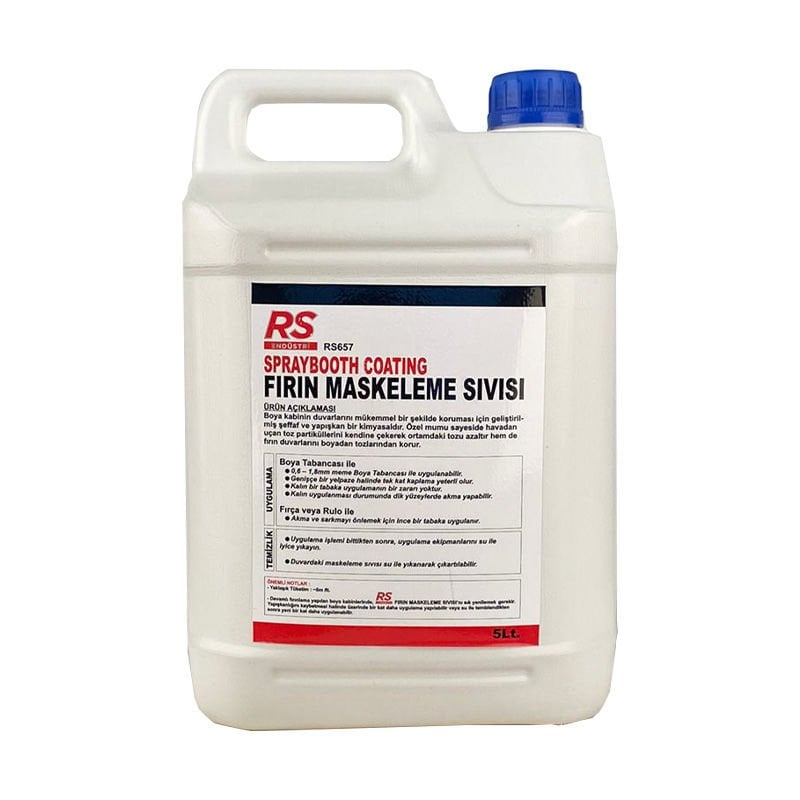 RS Maskeleme Sıvısı Toz tutucu Fırın Solventi 5 Litre