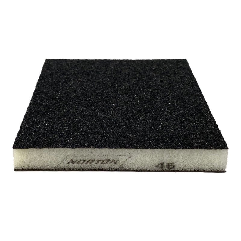 Norton Yatık Çift Taraflı Sünger Yatık Zımpara P80 98x123x10 mm