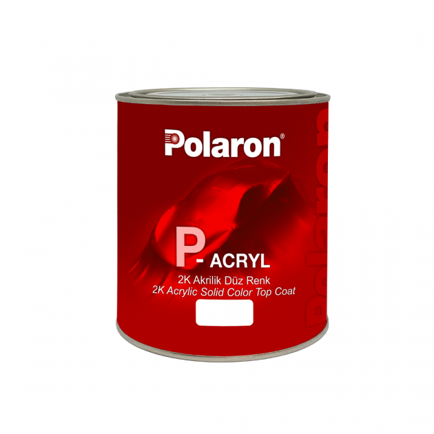 Polaron Akrilik Oto Boyası Volkswagen Y3D (G2) Tornado Kırmızı 2k Düz 1 Litre