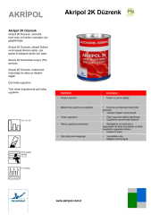 Akripol 2k Bmc A795 GIA60149 Akrilik Sonkat Oto Boyası 1 Litre