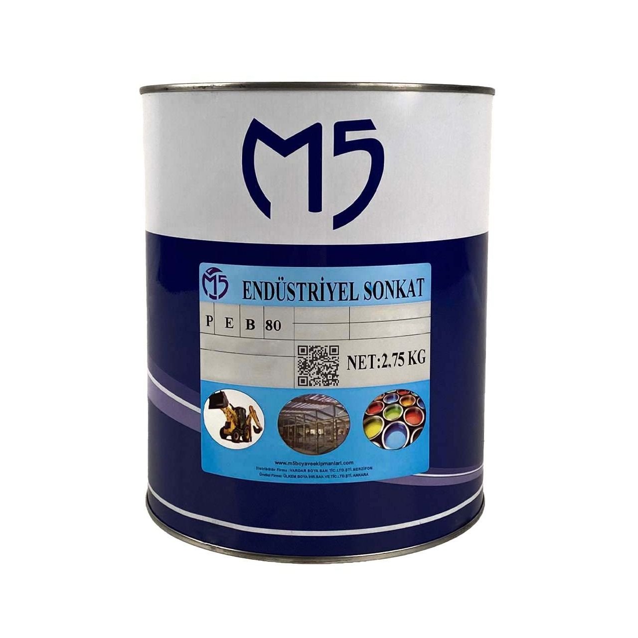 M5 Endüstriyel Rapid Boya Kahve Ral 8012 2,75 Kg GL