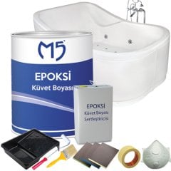 M5 2 Bileşenli Epoksi Küvet Boyası Boyama Seti