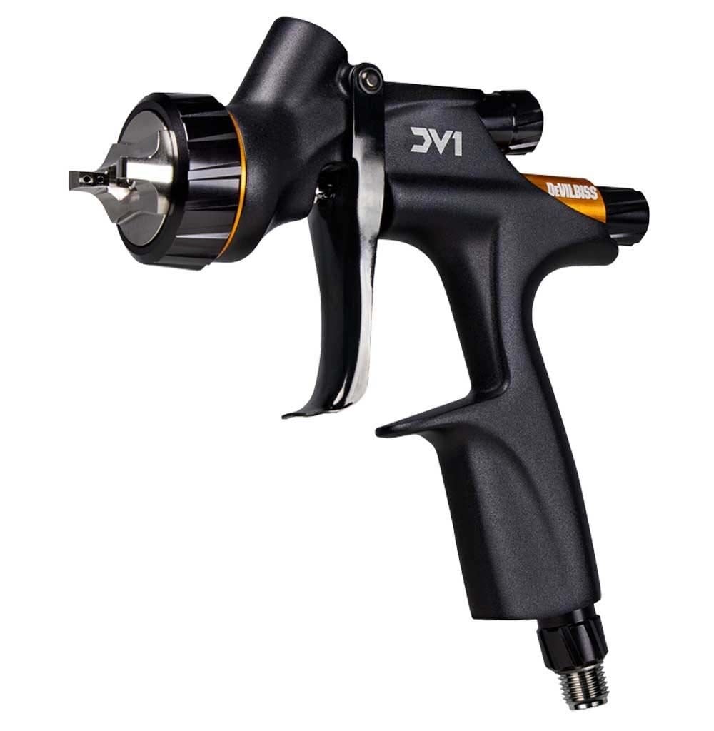 Devilbiss Dv 1-B Üstten Depo Boya Tabancası 1,3mm Siyah