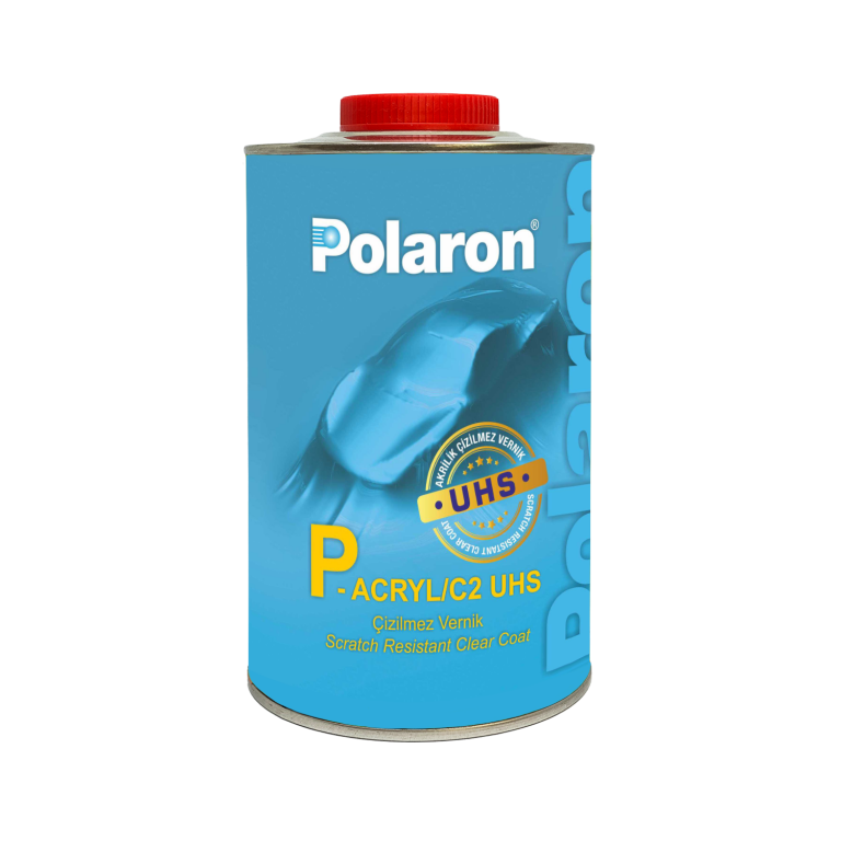 Polaron Uhs Akrilik Çizilmez Vernik 1 Litre + 0,5 Litre Sertleştiricisi  Takım