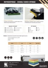 İndasa Yatık Sünger Zımpara Fine P220-P400 120x98x13 mm