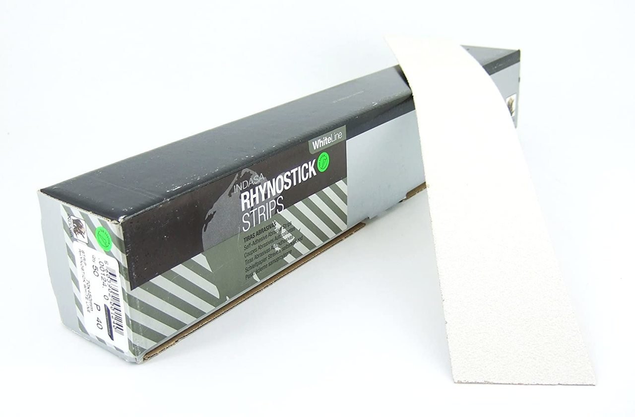 İndasa RhynoStick Yapışkanlı Rende Zımpara P80 450mmx70mm