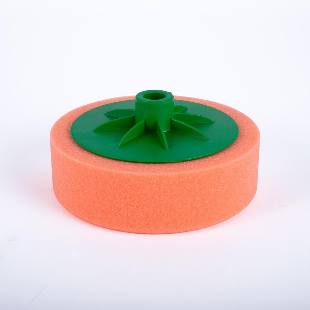 Schanall Aplikatörlü Çok Sert Turuncu Pasta Süngeri 150mm