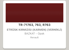 Renault Clio Karmen Kırmızı 763 Rötuş Boyası Seti M5 ReTouch Baz