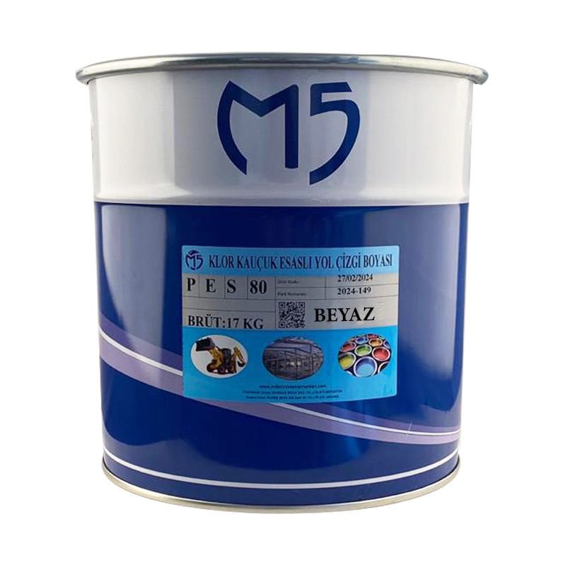 M5 Soğuk Yol Çizgi Boyası Beyaz 17 kg Brüt