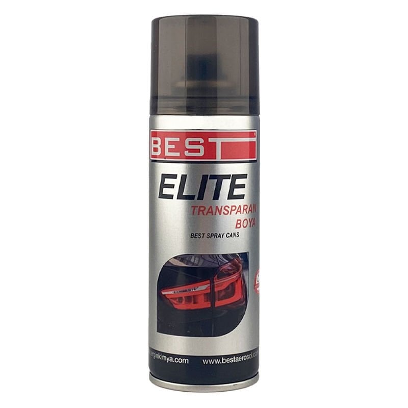 Best Elite Transparan Sprey Boya Siyah 200ml