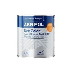 AkzoNobel Akripol 2k Neo Color Renkli Astar Açık Gri 2.5 Litre
