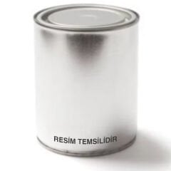 Metal Kapaklı Kova Kutu Kap 250 ml Hacim