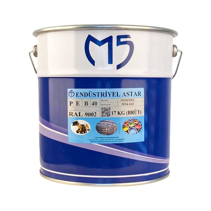 M5 Endüstriyel Rapid Astar Ral 9002 Beyaz 17 Kg Brüt