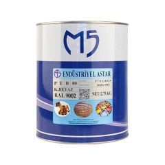 M5 Endüstriyel Rapid Astar Ral 9002 Beyaz 2,75 Kg