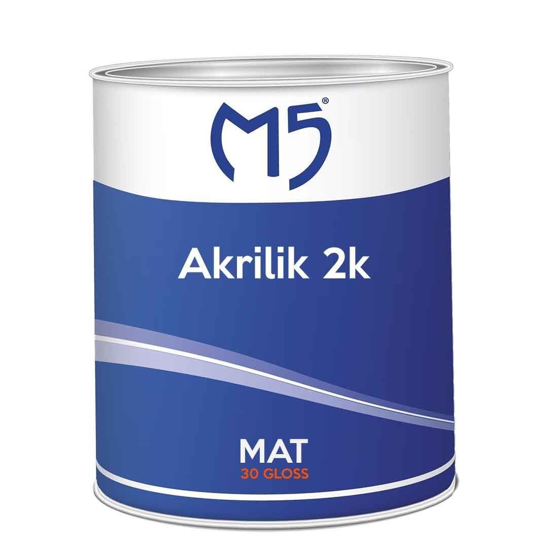 M5 2k Akrilik Boya Mat (1 Kg + 0,3 kg sert +0,3 kg tiner)