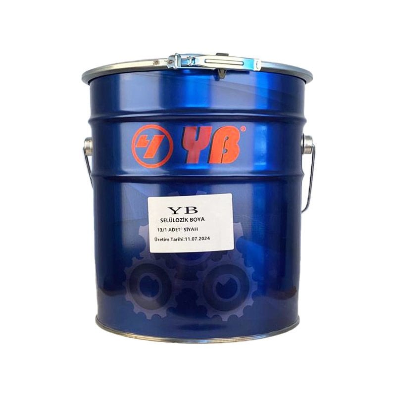 YB Selülozik Boya Parlak Siyah 13 KG