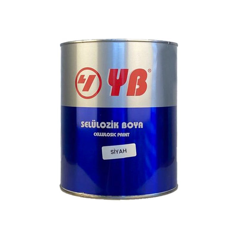 YB Selülozik Boya Parlak Siyah 2,5 KG