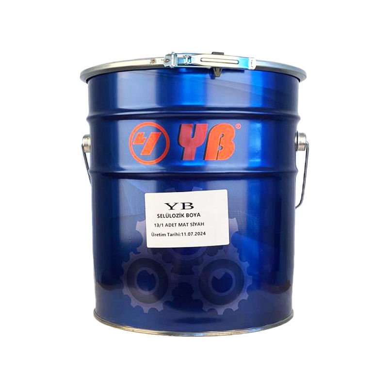 YB Selülozik Boya Mat Siyah 13 KG