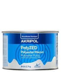 AkzoNobel Akripol Polyzed Polyester Çelik Macun 3/1 2,7 Kg