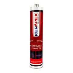 Kemapex Poliüretan Mastik Yapıştırıcı Gri 280 ml