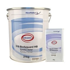Salcomix Bodyguard 518 Epoksi Astar Gri 24 Kg Takım Ral 7040 Gri (21Kg astar+ 3Kg sertleştirici)