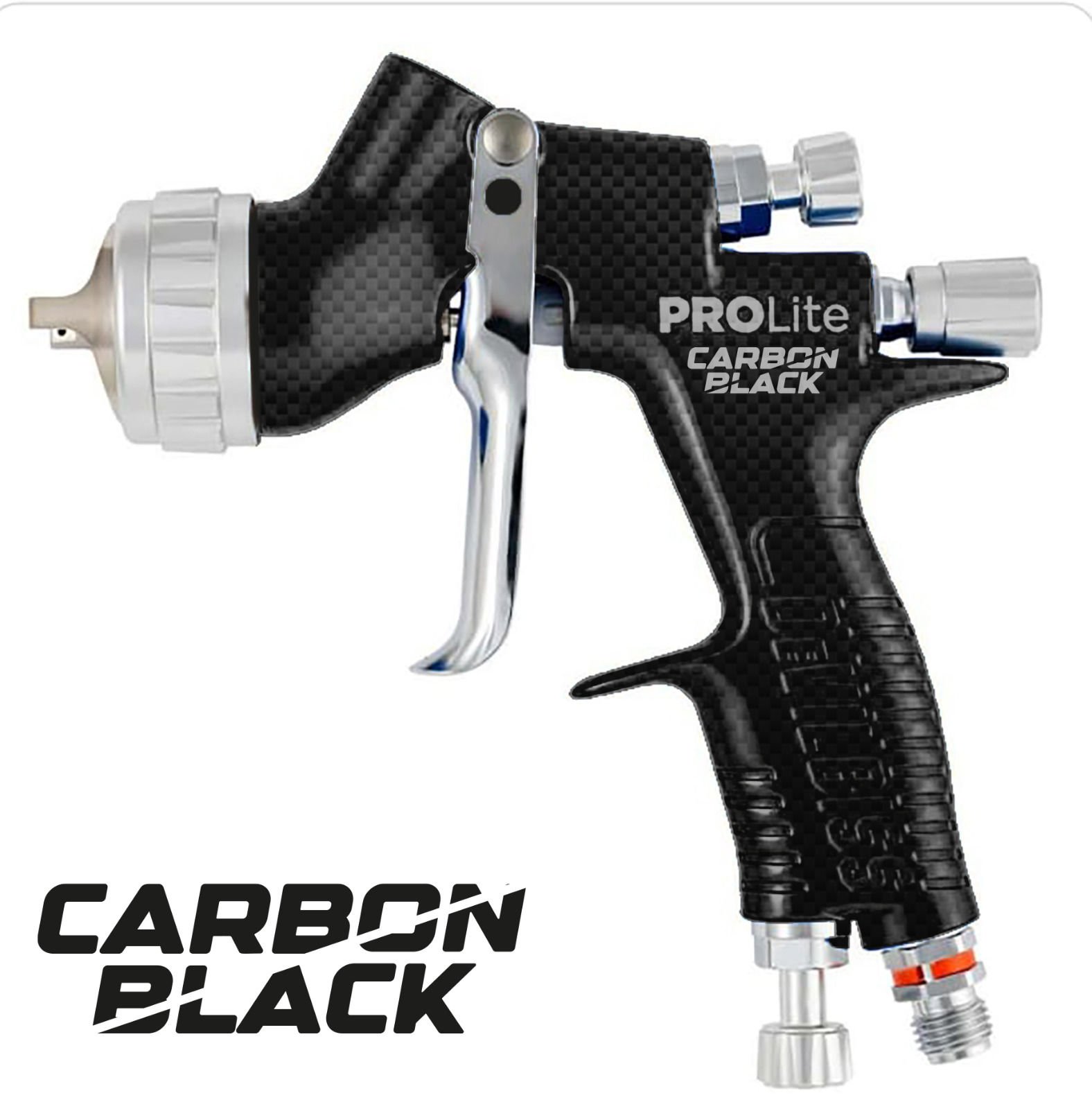 Devilbiss Pro Lite Üstten Depo Boya Tabancası Carbon Edition 1,3mm 