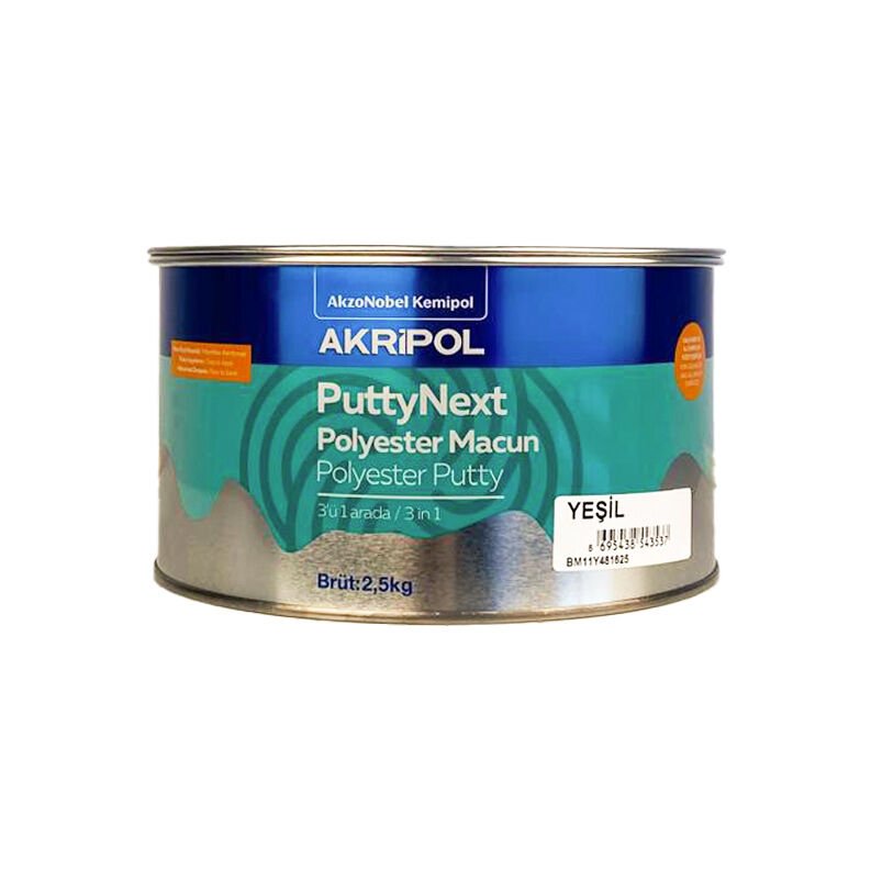 AkzoNobel Akripol Putty Next 3in1 Polyester Macun 3/1 2,5 Kg