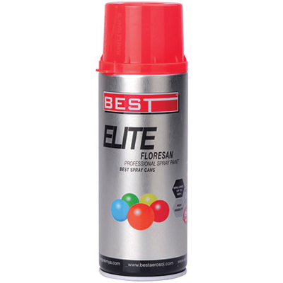Best Elite Floresan Sprey Boya Kırmızı 400ml