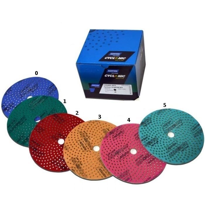Norton A975 Cyclonic Disk Zımpara Somon NO:3 150mmx16mm