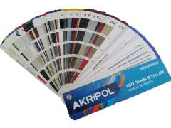 AkzoNobel Akripol Otomotiv Kutu Boya Renk Kataloğu Kartelası 2024 öncesi