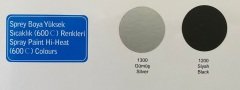 Tekoro Isıya Dayanıklı Sprey Boya Siyah 600C 400ml