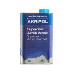 AkzoNobel Akripol 2k Akrilik Superclear Vernik (GL) 3 Litre