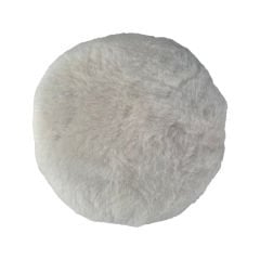 Mega Pasta Cila Keçesi Cırtlı Beyaz Kuzu Postu 180mm
