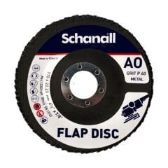 Schanall Alüminyum Oksit Flap Disk Zımpara P60