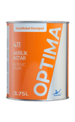 AkzoNobel Optima 411 Akrilik Astar Koyu Gri GL 3,75 Litre