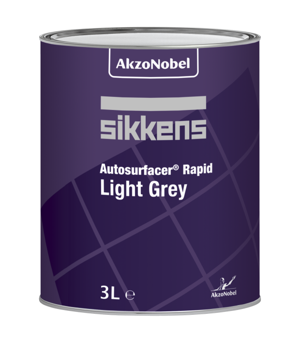 AkzoNobel Sikkens Auto Surfacer Rapid Astar Açık Gri 3 Litre