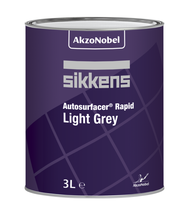 AkzoNobel Sikkens Auto Surfacer Rapid Astar Açık Gri 3 Litre