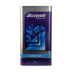 Izzycoat Akrilik Tiner Yavaş GL 4 Litre