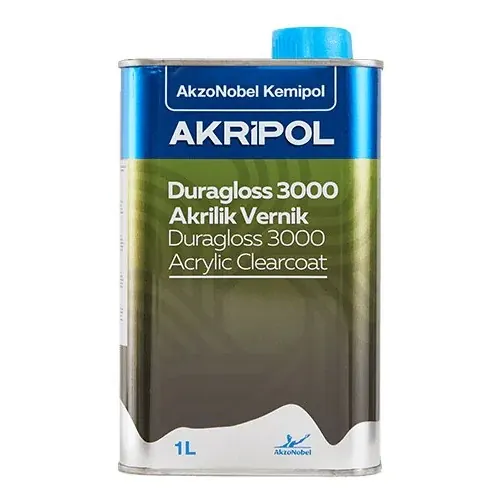 Akripol 2k Akrilik Duragloss Clear 3000 Vernik 1 Litre