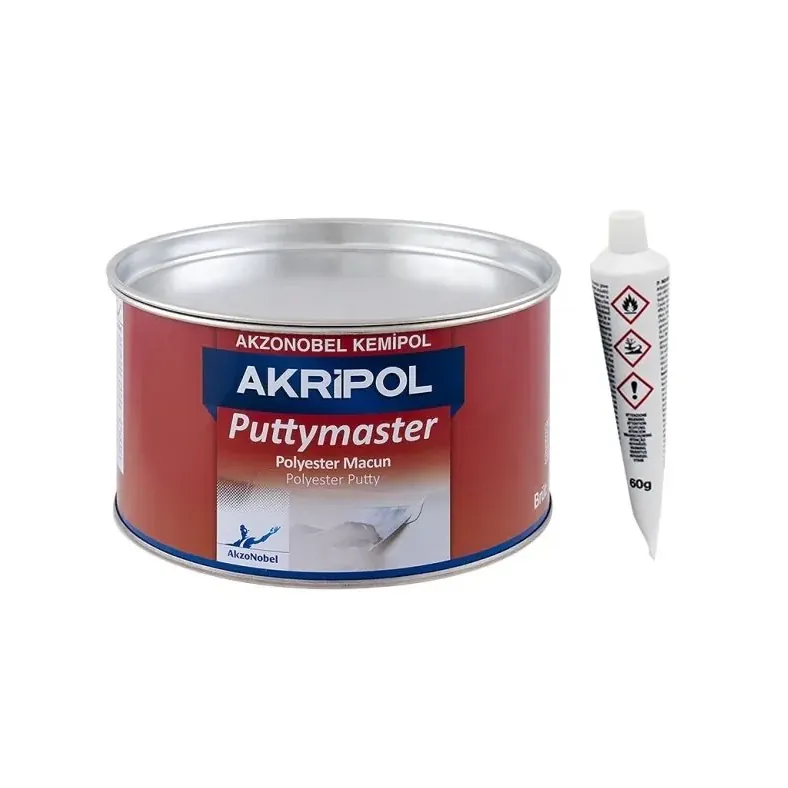 AkzoNobel Akripol Puttymaster Polyester Çelik Macun 3/1 2,7 Kg