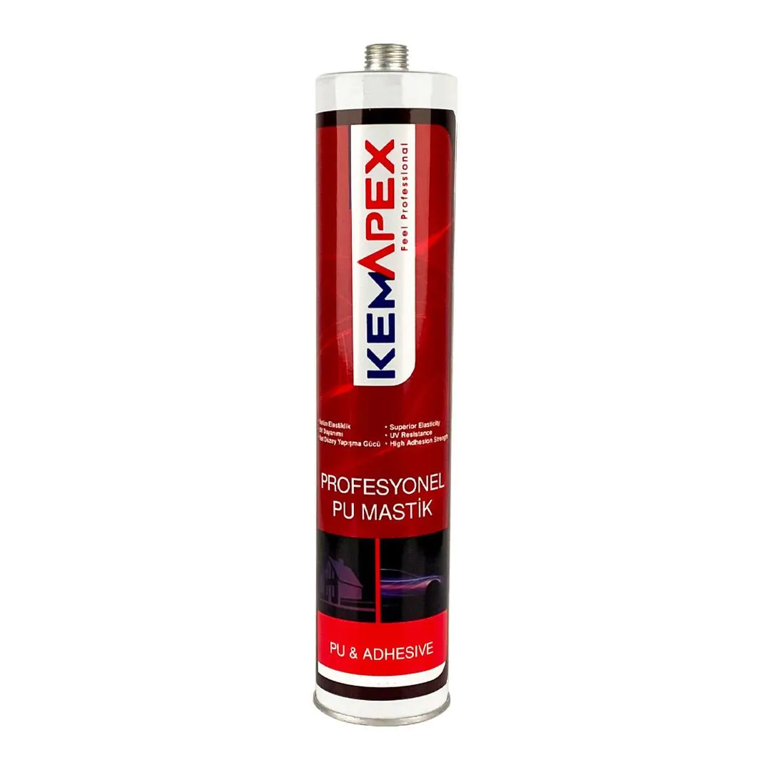 Kemapex Poliüretan Mastik Yapıştırıcı Beyaz 280 ml