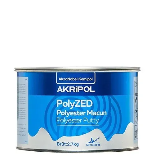 AkzoNobel Akripol Polyzed Polyester Çelik Macun 2/1 1,8 Kg