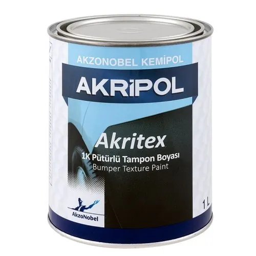 AkzoNobel Akripol Akritex 1k Pütürlü Plastik Tampon Boyası 1 Litre