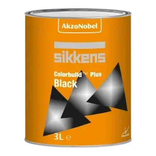 AkzoNobel Sikkens ColorBuild Renkli Akrilik Astar Siyah (Black) 3 Litre